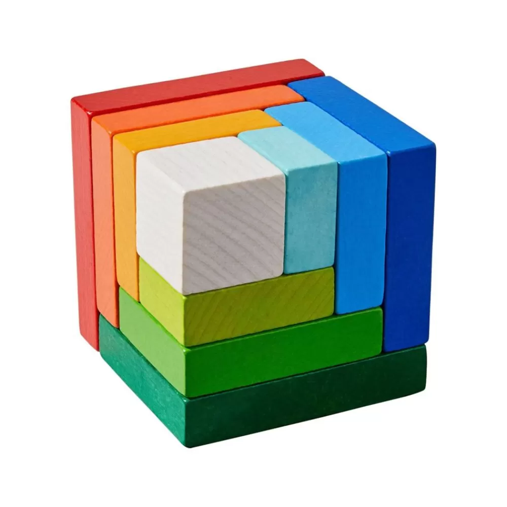 HABA 3D Rainbow Cube-Arrangementspel New