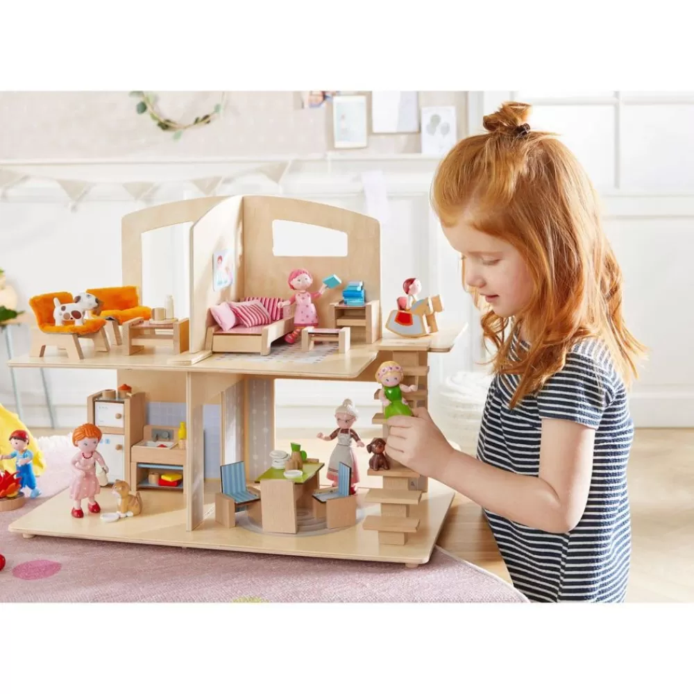 HABA Little Friends Poppenhuis Stadsvilla Met Meubilair Sale