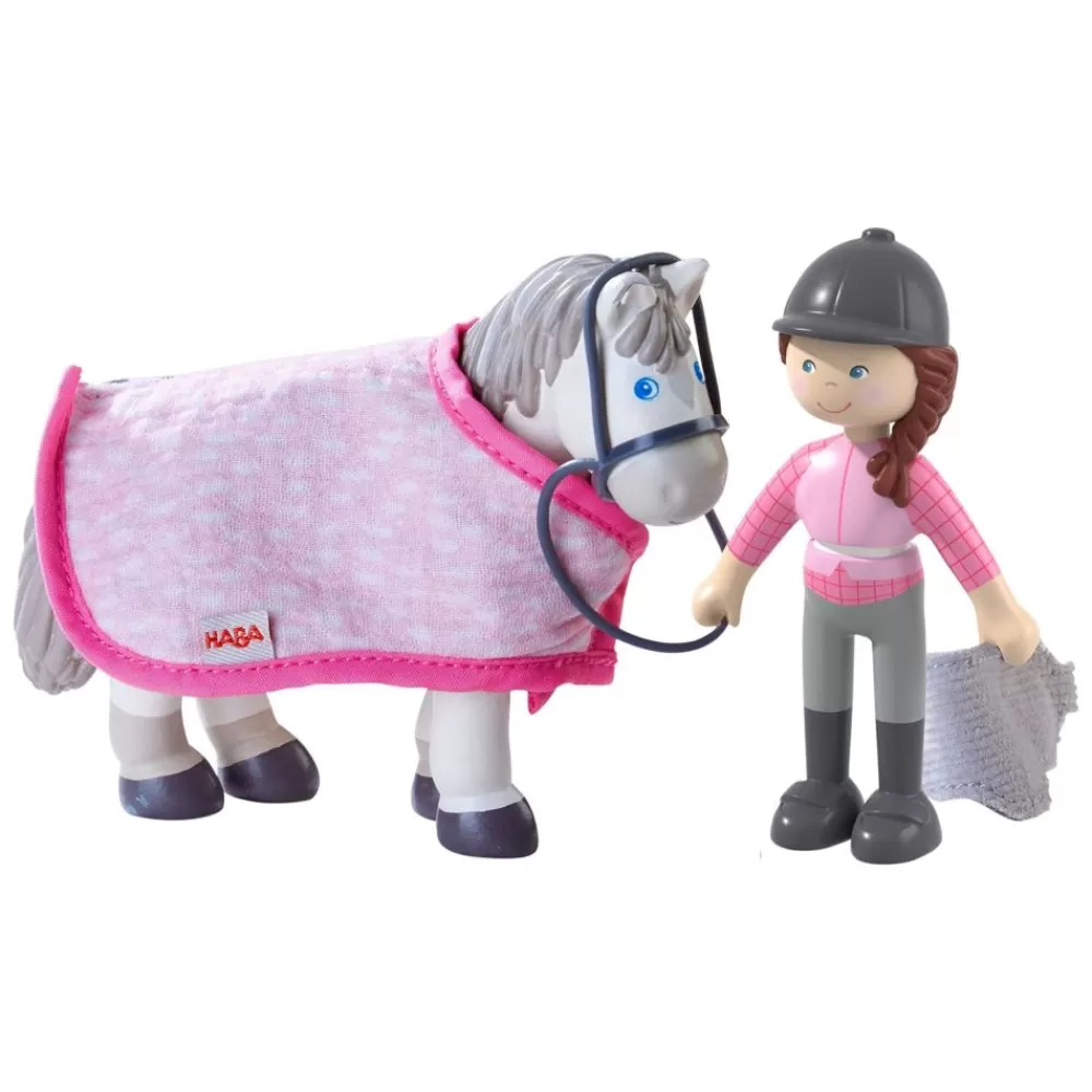 HABA Little Friends Ruiter Sanya En Paard Saphira Speelset Flash Sale