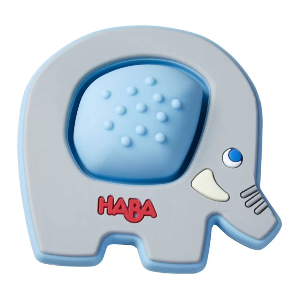 HABA Popping Elephant Siliconen Bijtspeeltje Hot