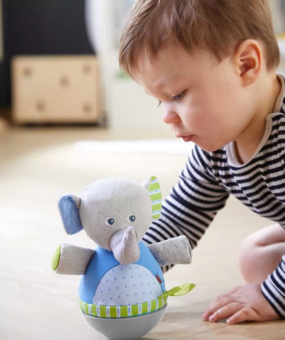 HABA Roly Poly Olifant Wiebelend Zacht Babyspeeltje Outlet