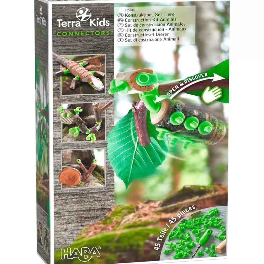 HABA Terra Kids Connectors 45-Delige Dierenset Clearance