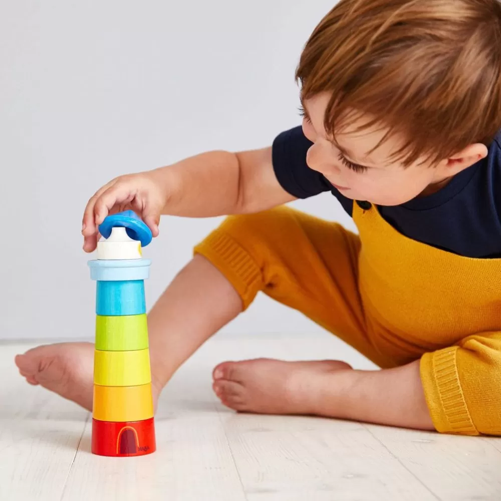 HABA Vuurtoren Houten Regenboogstapelaar Cheap