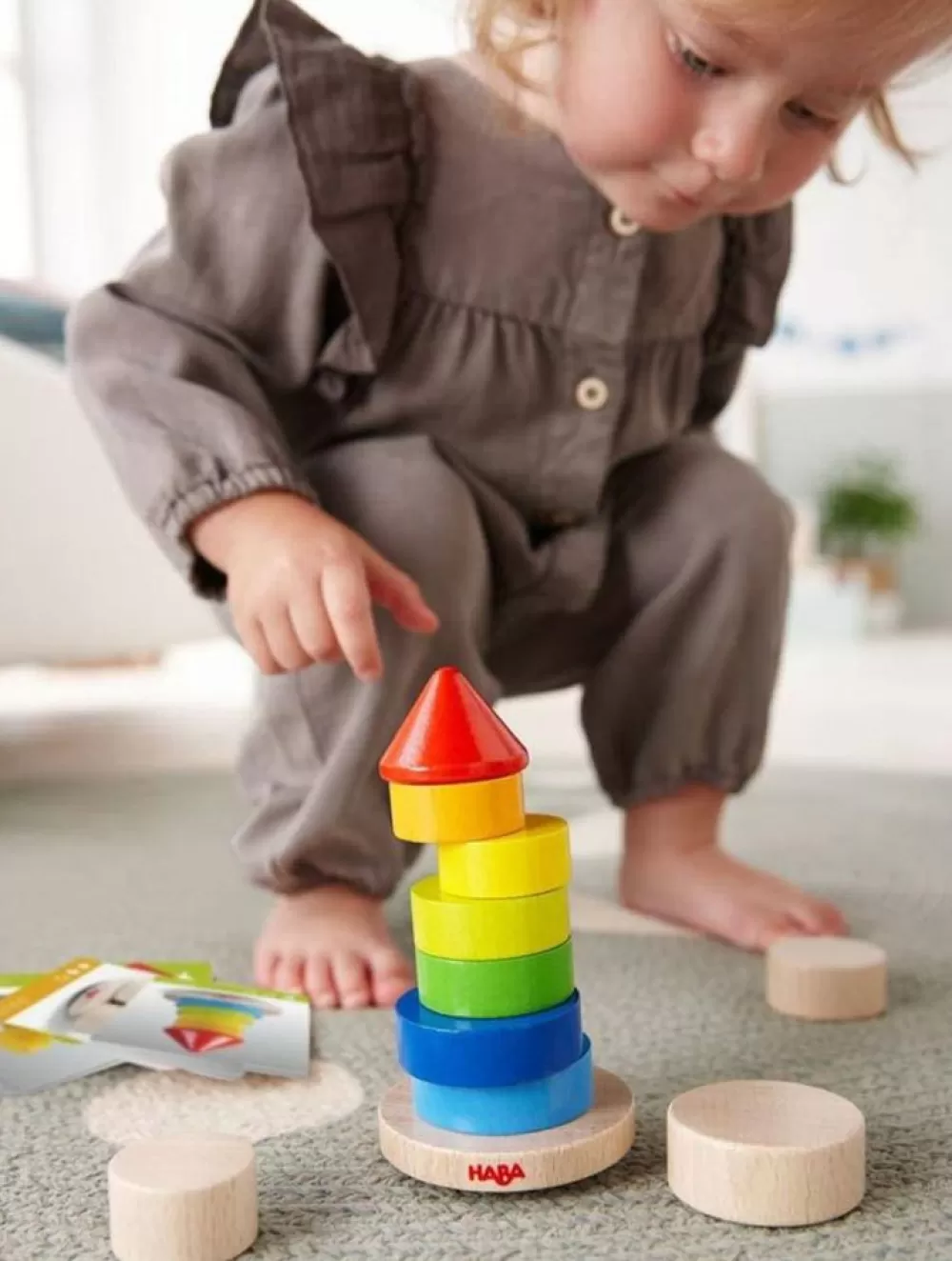 HABA Wiebelende Toren Houten Stapelspel Outlet